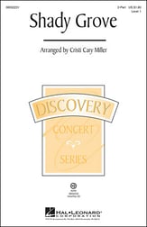 Shady Grove Two-Part choral sheet music cover